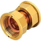 HECAPO - Racor recto doble tuerca 20.150x20.150 sin precinto