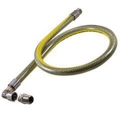 HECAPO - Conexión flexible CFI gas válvula seguridad M-M 1500 1/2 inoxidable