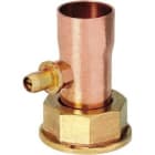 HECAPO - Racor recto 15x3/4" con purgador con precinto