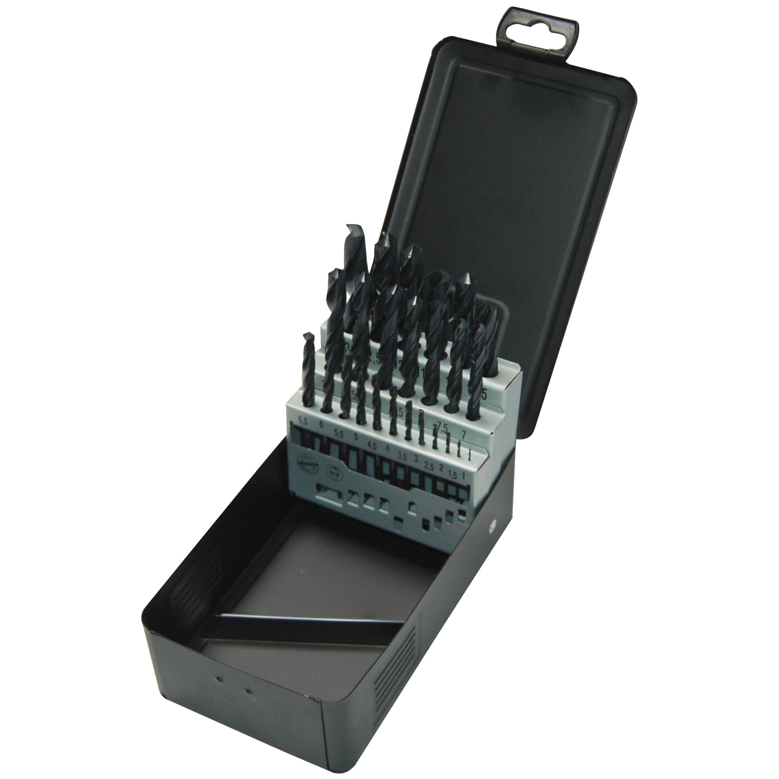 MILWAUKEE - ESTUCHE METÁLICO DE BROCAS HSS-R (25-PIEZAS), 1 /