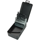 MILWAUKEE - ESTUCHE METÁLICO DE BROCAS HSS-R (25-PIEZAS), 1 /