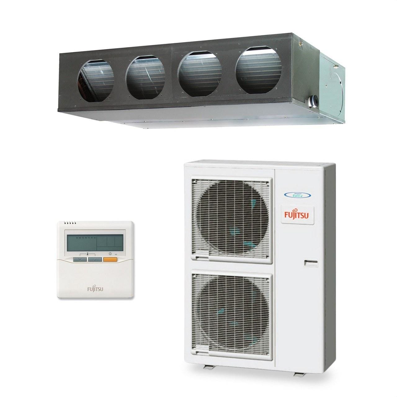 FUJITSU - Conjunto 3NGF6541 + 3NGF6542 split conducto inverter trifásico ACY100UIATLM