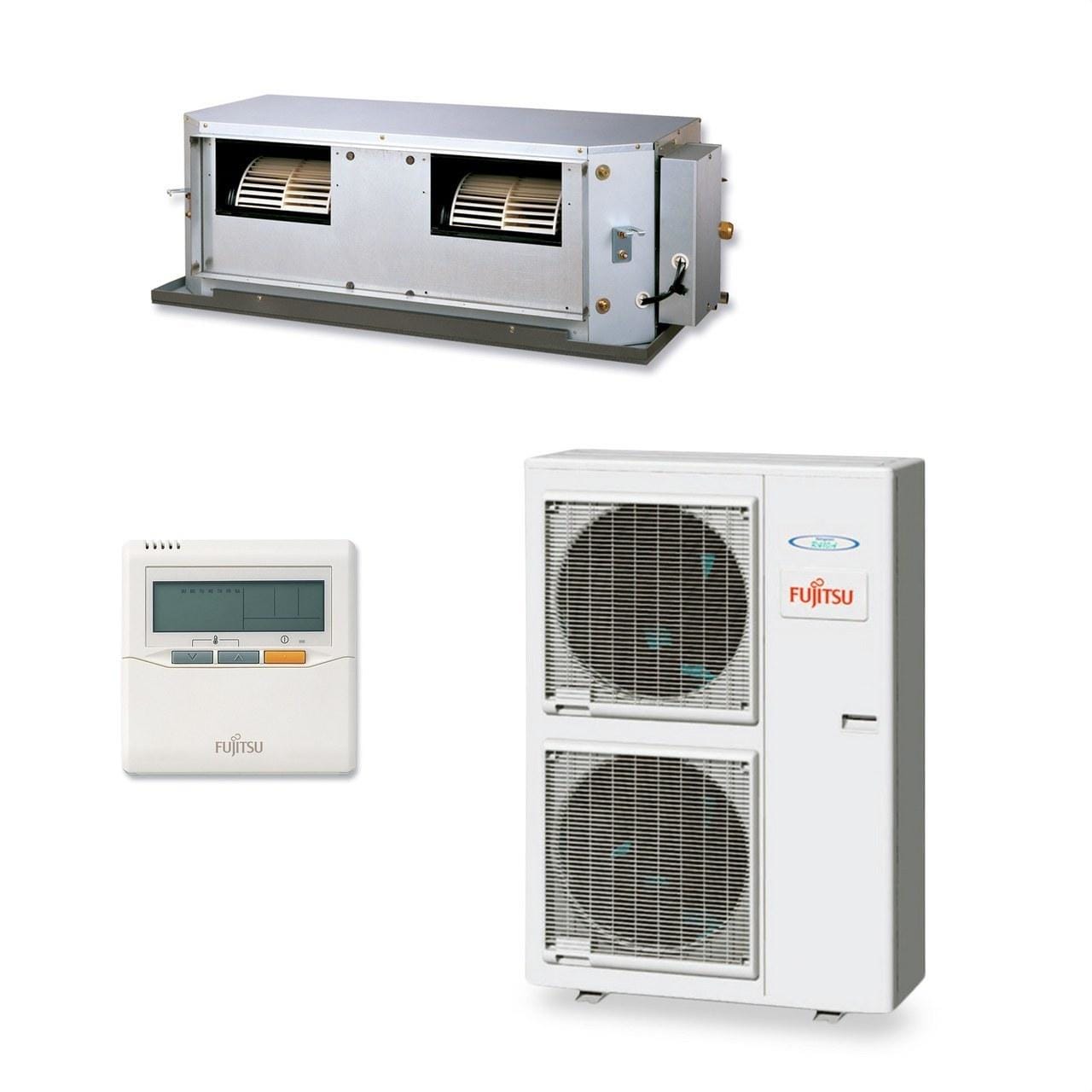 FUJITSU - Conjunto 3NGF6551 + 3NGF6552 split conducto inverter trifásico ACY140HUIAT-LH