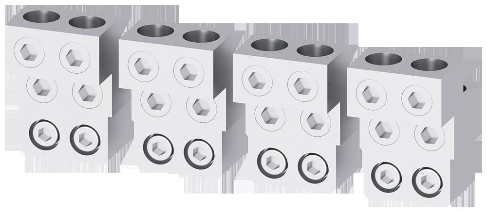 SIEMENS - TERM.CDTOR.CIRC.CBL.COBRE/ALUMINIO,ADPR.4x240mm²,ACCESIBLE FRONTALMENTE,4 PZA.V.