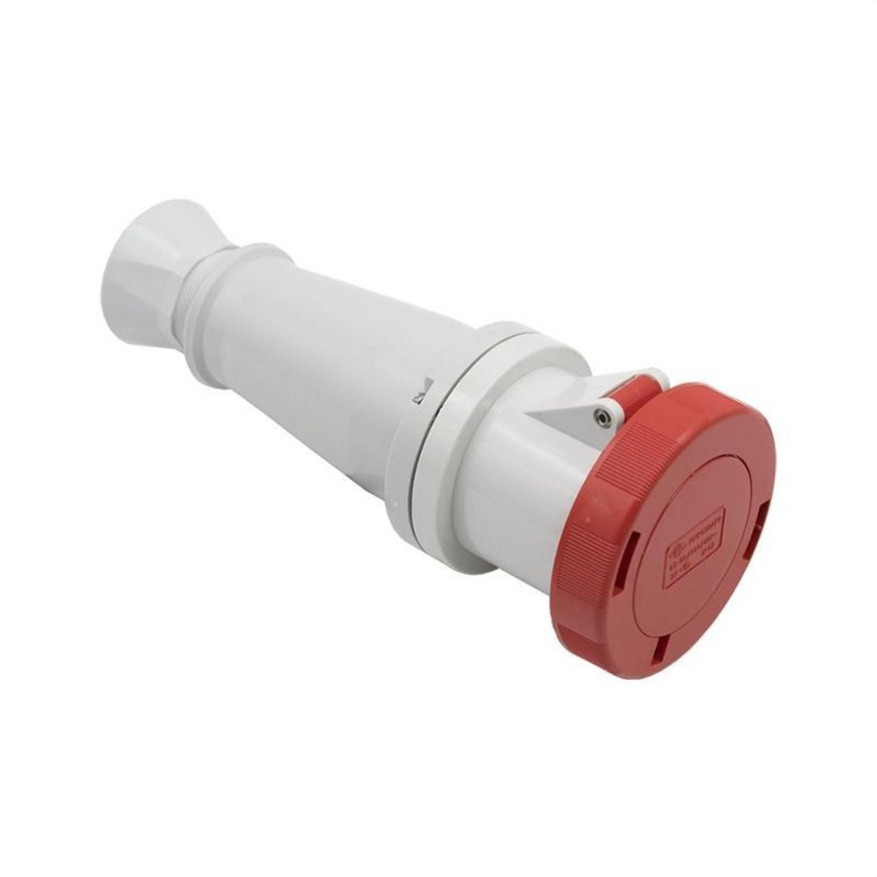 ILME - Base aérea 125A 3P + N + TT 380-415V IP67 6 horas rojo