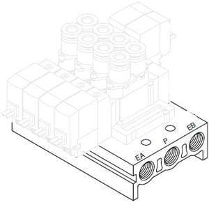 SMC - SS5Y5-20-07-00F-Q MANIFOLD BASE