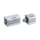 SMC - CDQSB12-50DC C(D)QS, CILINDRO COMPACTO, VÁSTAGO SIMPLE