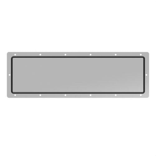 IDE - Tapa entrada cables estándar 500x140 chapa de acero laminado RAL7035