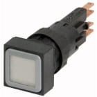 EATON - Pulsador luminoso rasante Q18LTR-WS/WB con enclavamiento 24V blanco