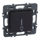 LEGRAND - Pulsador Valena Next - luminoso con símbolo de lámpara - 6A - 230V~ - Dark
