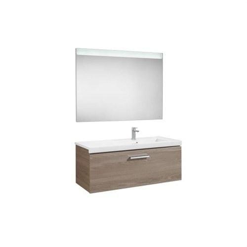 ROCA - Conjunto PRISMA 1 cajón espejo 1100 derecha fresno