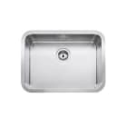 ROCA - Fregadero Berlín PLUS 55 cubeta válvula 3.1/2" inoxidable