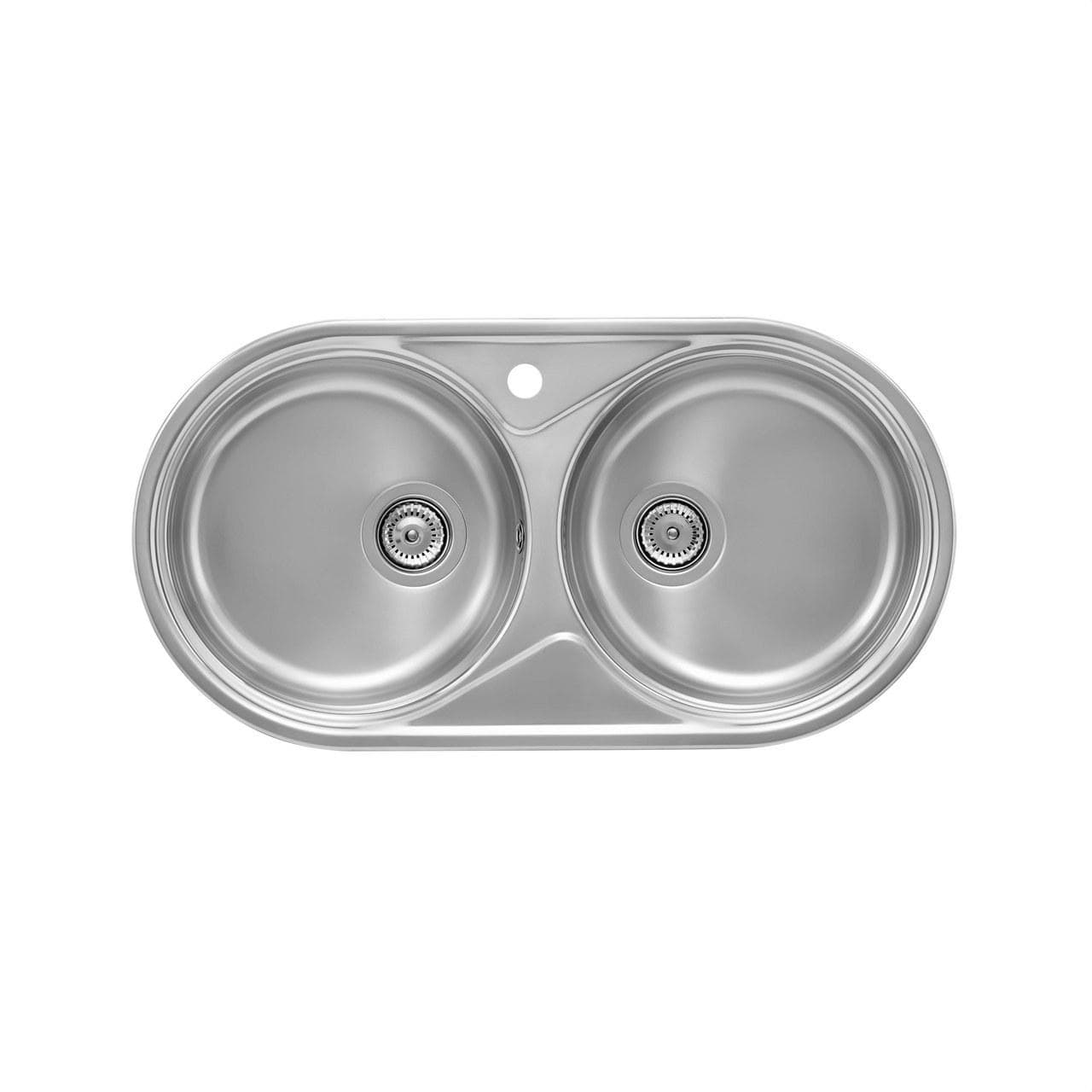 ROCA - FREGADERO DUO 80 2 CUBETAS 840X440