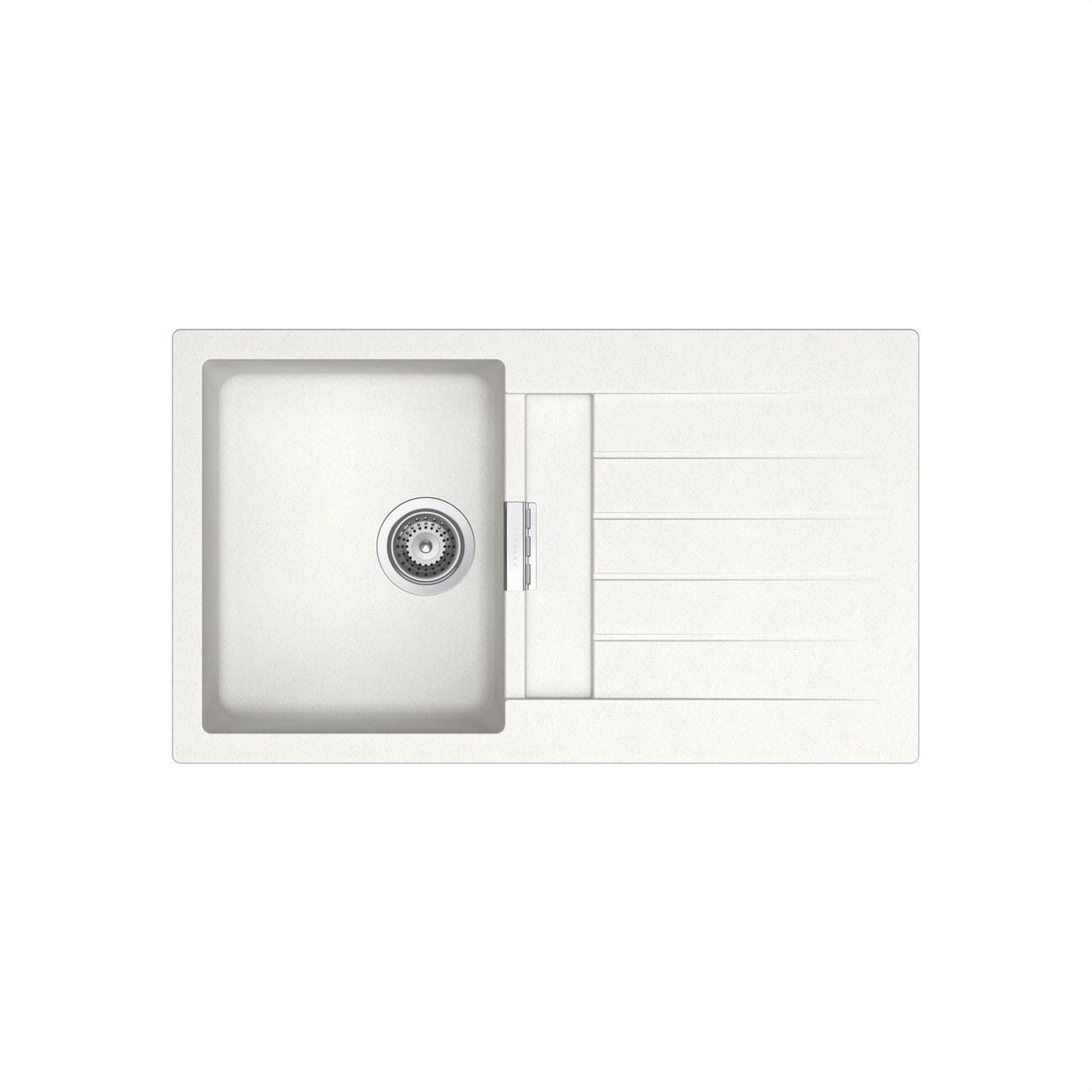 ROCA - Fregadero QUARZExOSLO-100 1000x500 blanco
