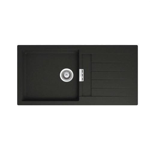 ROCA - FREGADERO QUARZEXOSLO-100 1000X500 NEGRO