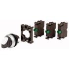 EATON - Kit selector M22-WRK-3K10-BVP con 2 posiciones 3 NO anillo titanio
