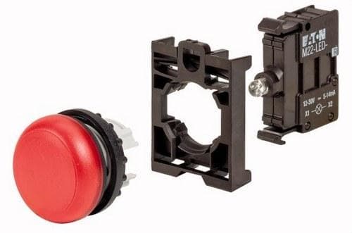 EATON - Kit lámpara señalización rasante M22-L-R-LED-BVP rojo