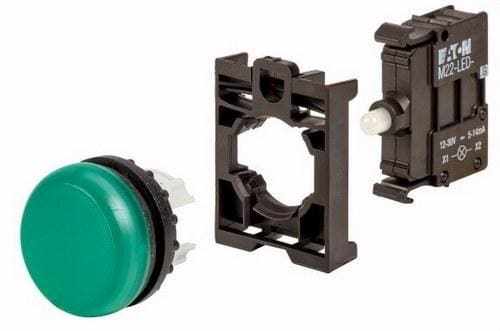 EATON - Kit lámpara señalización rasante M22-L-G-LED-BVP verde