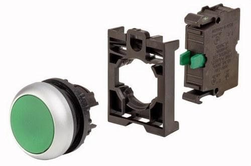 EATON - Kit pulsador rasante M22-D-G-K10-BVP 1NA verde