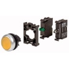 EATON - Kit pulsador rasante M22-DL-R-K10LED-BVP amarillo