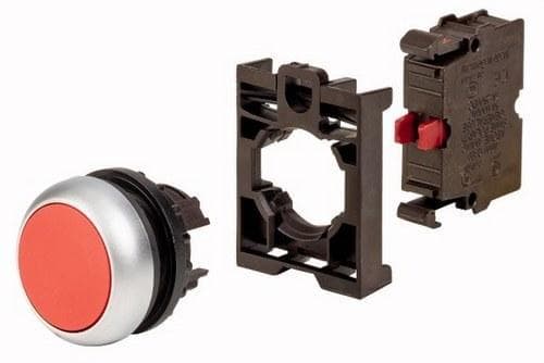 EATON - Kit pulsador rasante M22-D-R-K01-BVP 1 NC rojo