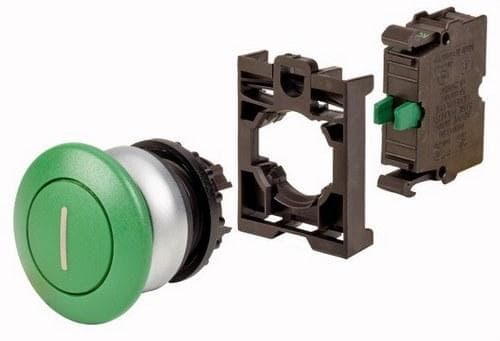 EATON - Kit pulsador seta M22-DP-G-X1-K10-BVP verde