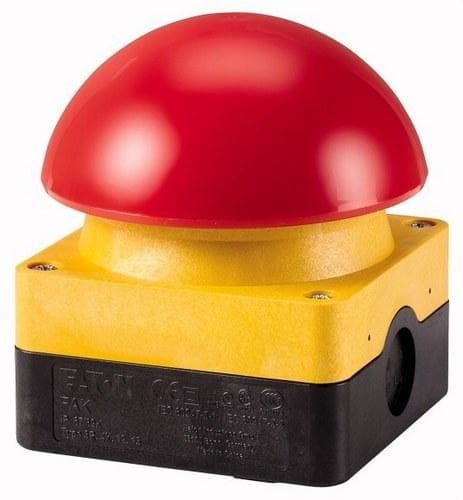 EATON - Pulsador pie / mano 1C+1A FAK-R/V/KC01/IY rojo