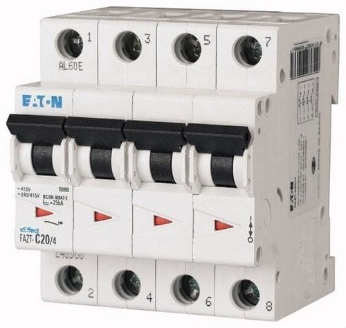 EATON - Interruptor magnetotérmico automático 4P FAZT-C32/4