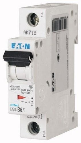 EATON - Interruptor magnetotérmico FAZ6 curva D 1P 25A FAZ6-D25/1