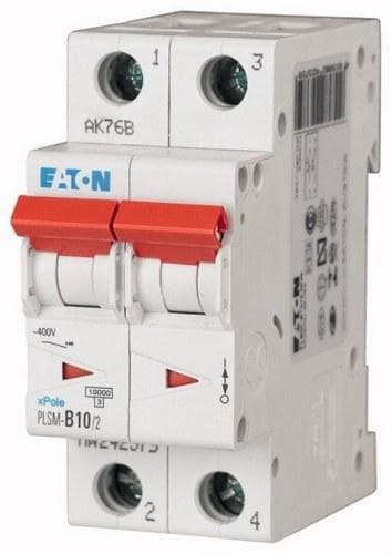 EATON - Interruptor magnetotérmico PLSM-B10/2-MW 2P curva B 10A