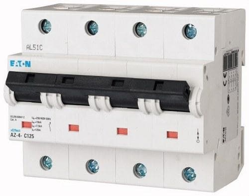 EATON - Interruptor magnetotérmico AZ curva D 4P 100A AZ-4-D100