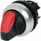 EATON - Selector luminoso maneta corta M22-WLK-R con 2 posiciones rojo