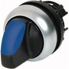 EATON - Selector luminoso maneta corta M22-WRLK-B enclavamiento con 2 posiciones azul
