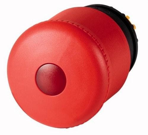 EATON - Pulsador parada de emergencia M22-PVL 38mm desenclavamiento por tracción iluminado