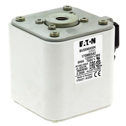 EATON - Fusible Cooper Bussmann 500A 1250V 3BKN/80AR CU