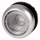 EATON - Pulsador luminoso rasante M22-DL-X 22mm retorno sin placa indicadora anillo titanio