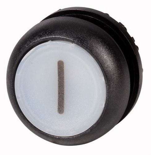 EATON - Pulsador luminoso rasante M22S-DL-W-X1 con retorno blanco