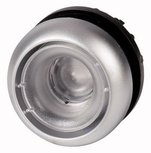 EATON - Pulsador luminoso rasante M22-DRL-X con enclavado sin placa indicadora anillo titanio