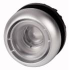 EATON - Pulsador luminoso rasante M22-DRL-X con enclavado sin placa indicadora anillo titanio