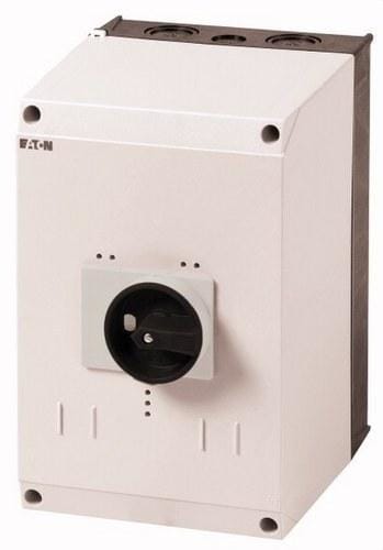 EATON - Caja aislante saliente CI-K4-PKZ4-G IP55 con mando negro / gris