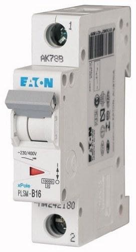 EATON - Interruptor magnetotérmico automático 1P PLSM-C16 10kA