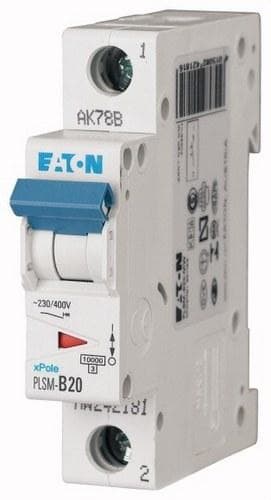 EATON - Interruptor magnetotérmico automático 1P PLSM-C20 10kA