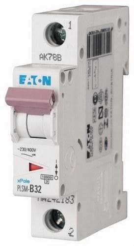 EATON - Interruptor magnetotérmico automático 1P PLSM-C32 10kA
