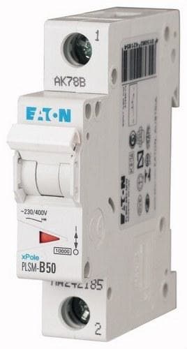 EATON - Interruptor magnetotérmico automático 1P PLSM-C50 10kA