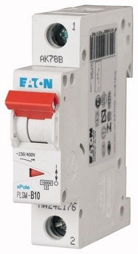 EATON - Interruptor magnetotérmico automático 1P PLSM-D10 10kA