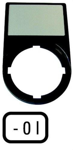 EATON - Placa indicadora 30x50mm O-I M22S-ST-X88 negra