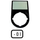 EATON - Placa indicadora 30x50mm O-I M22S-ST-X88 negra