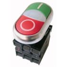 EATON - Pulsador M22-DDL-GR-X1/X0/K11/230-W verde / rojo