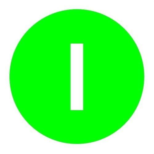 EATON - Placa indicadora grabación unipolar M22-XD-G-X1 verde