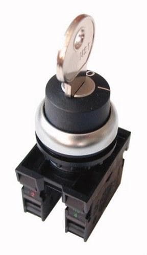 EATON - Selector llave M22-WRS/K11 enclavamiento con 2 posiciones 1C+1A